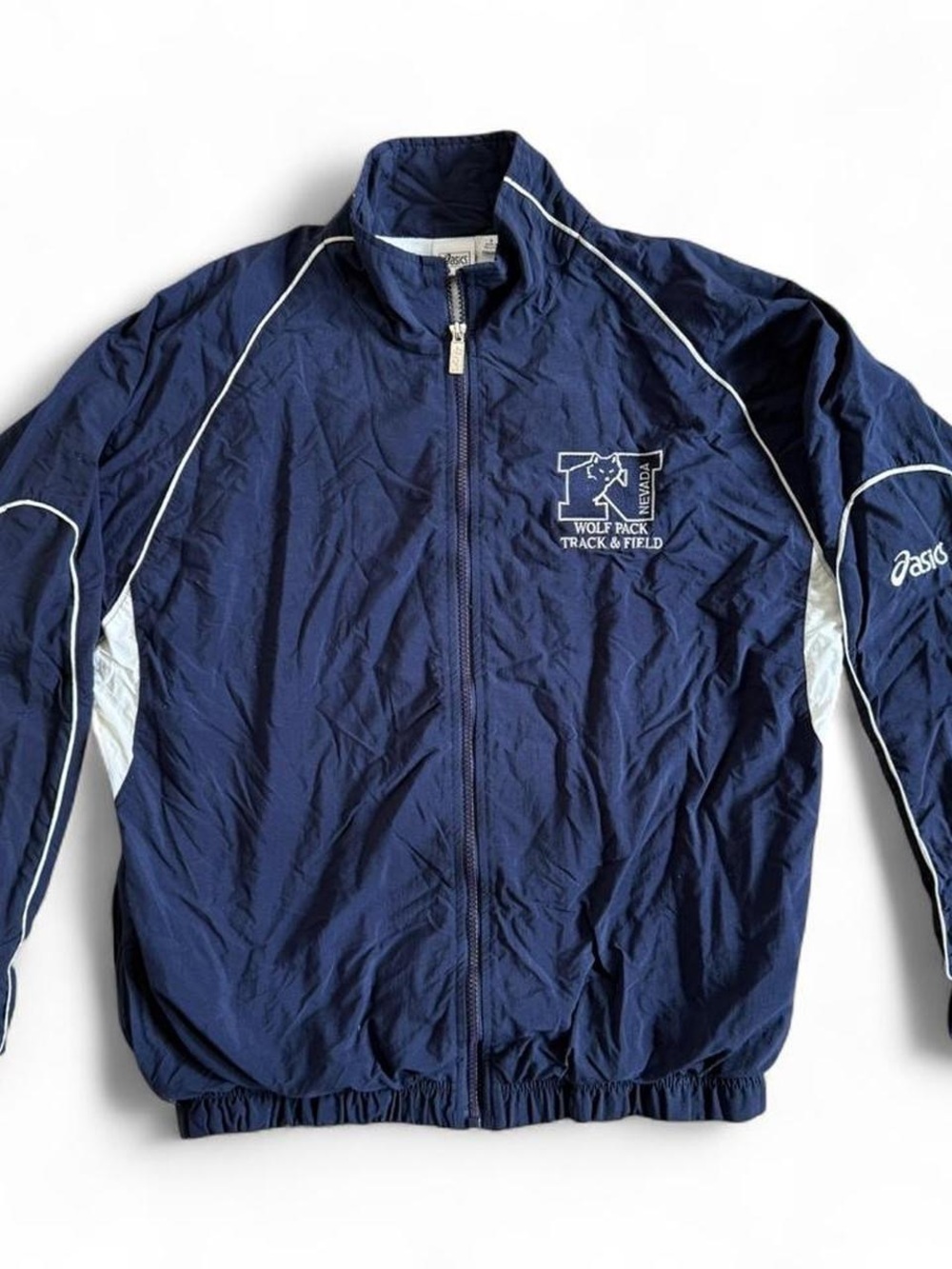 Vintage University of Nevada Wolf Pack Track and Field ASICS Jacket